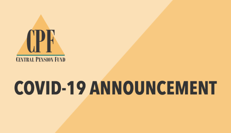 Central Pension Fund Covid-19 Announcement