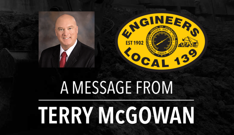 A Message from Terry McGowan