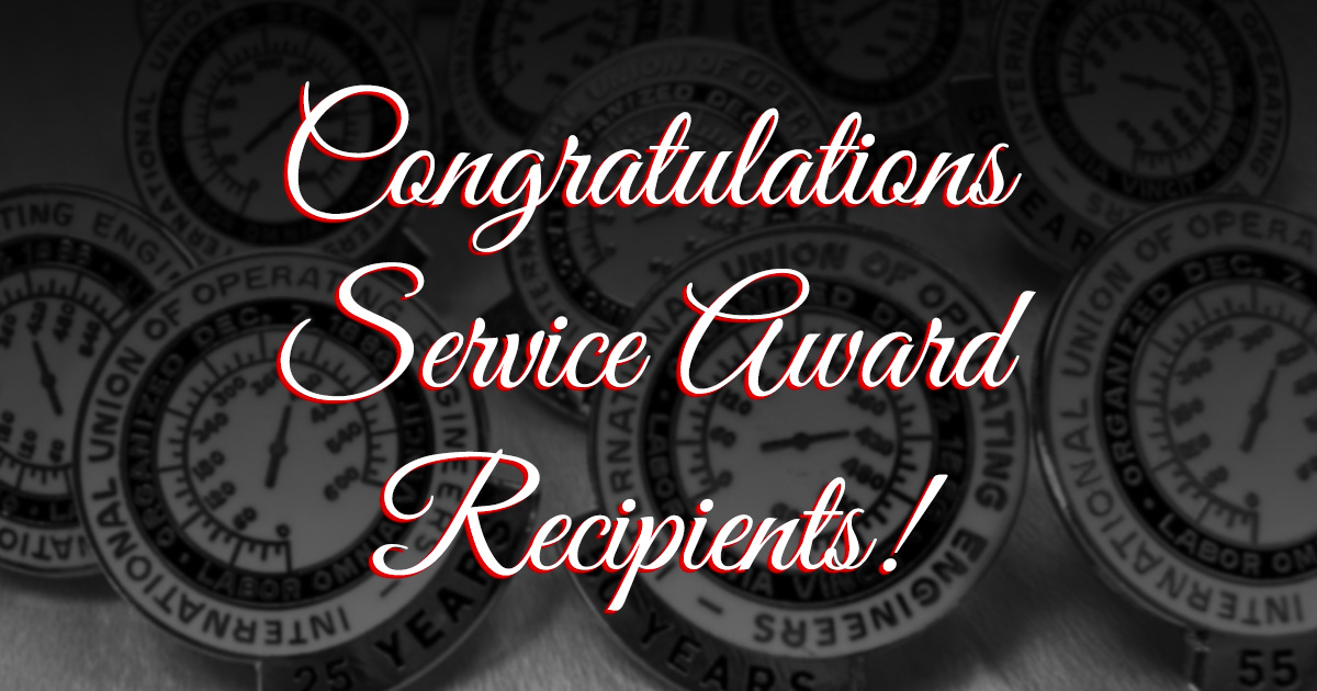 2022 Service Award Recipients – IUOE Local 139