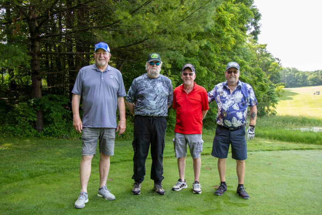 (L-R) Roger Nelson, Jeff Servi, Woody Wickersheim, and Steve Olmsted