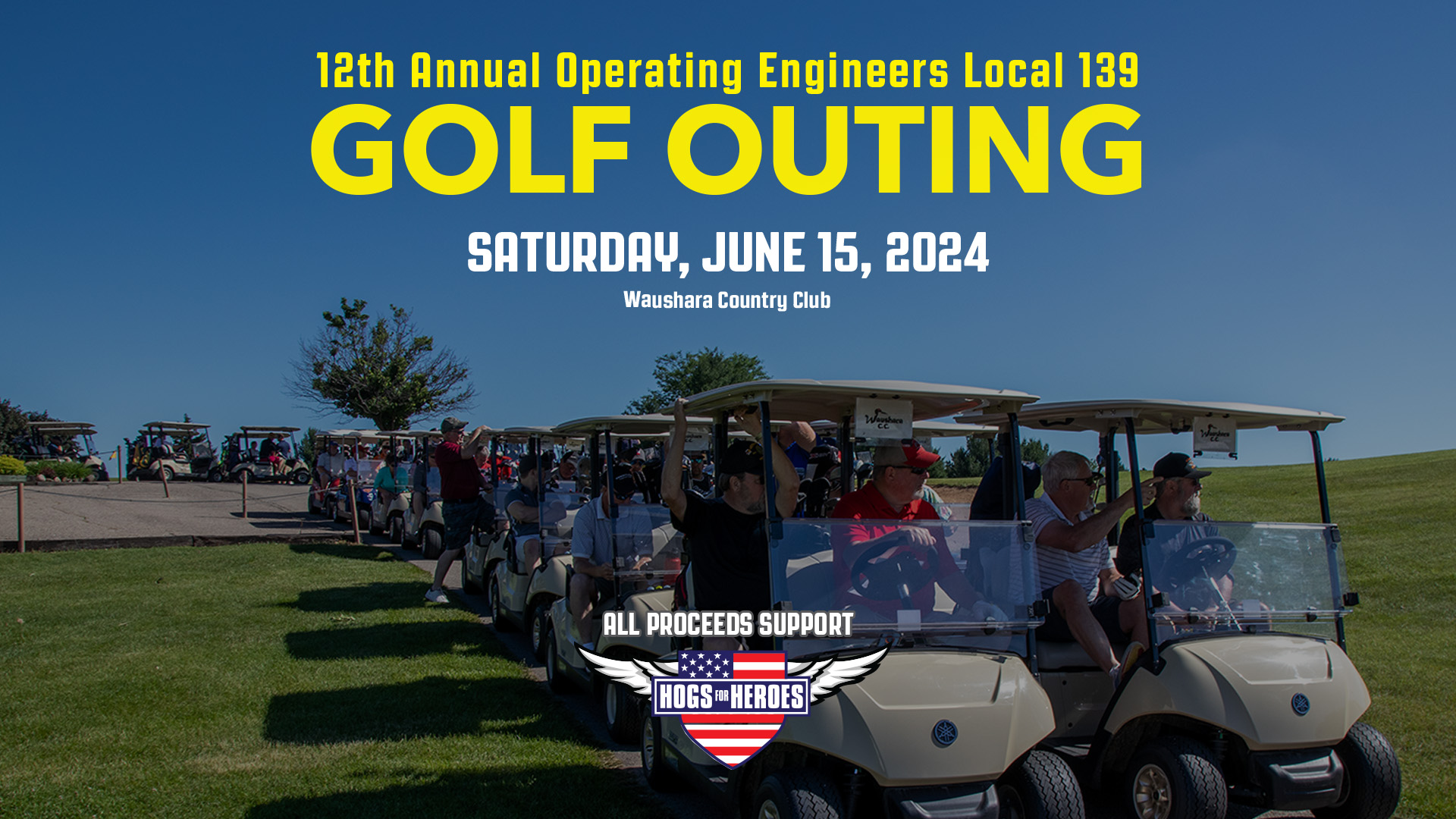 12th Annual Golf Outing, June 15, 2024, Waushara Country Club