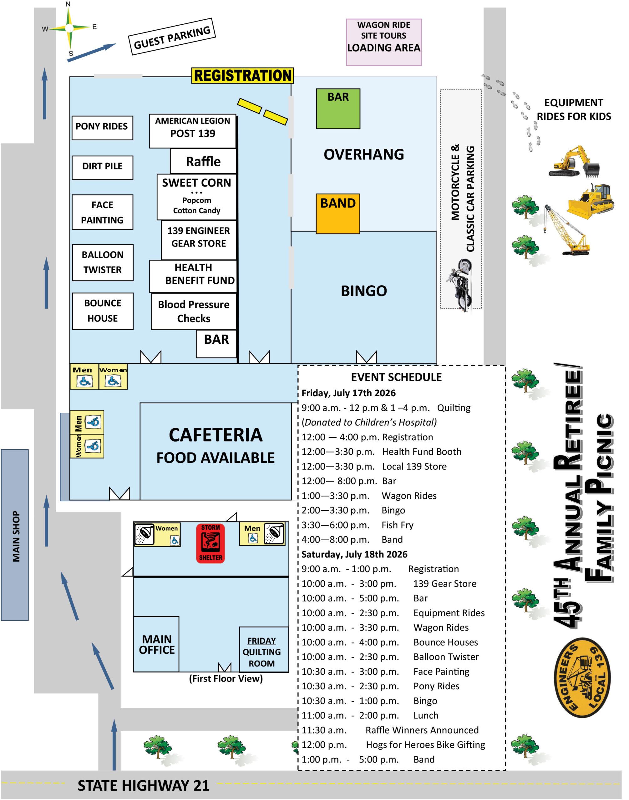 2026 Picnic Map