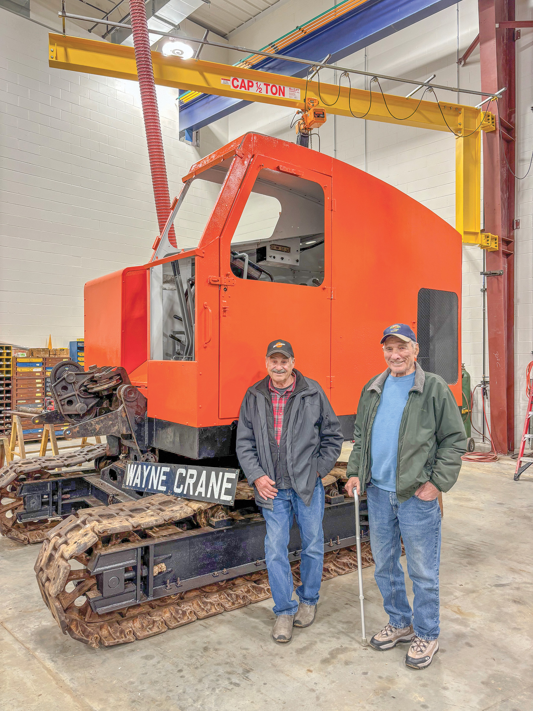 Retiree Jeff Johnson with father Jim Johnson at Coloma Training Center